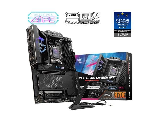 MSI MPG X870E Carbon WiFi Motherboard: $659.99 MSI MPG X870E Carbon WiFi Motherboard: $659.99