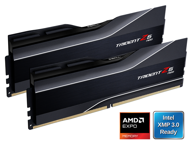 G. Skill Trident Z5 Neo 64GB 2x32GB DDR5 6000 Desktop Memory: $1,555.55 G. Skill Trident Z5 Neo 64GB 2x32GB DDR5 6000 Desktop Memory: $1,555.55