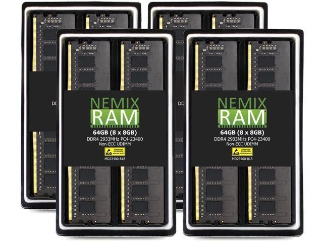 Nemix RAM 64GB DDR4 2933MHz Desktop Memory Kit: $523.49 Nemix RAM 64GB DDR4 2933MHz Desktop Memory Kit: $523.49