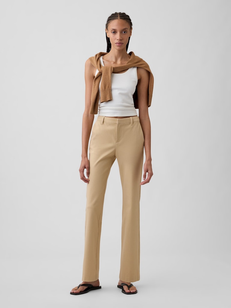 Bi-Stretch Baby Bootcut Pants: $27.99
