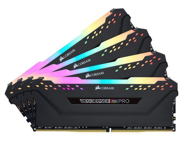 Corsair Vengeance RGB Pro 64GB DDR4 3200MHz RAM 4-Pack: $699 Corsair Vengeance RGB Pro 64GB DDR4 3200MHz RAM 4-Pack: $699