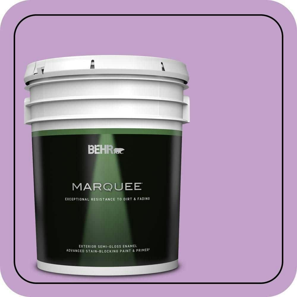 Behr Premium 5-Gallon Lovers Knot Semi-Gloss Exterior Paint and Primer: $335