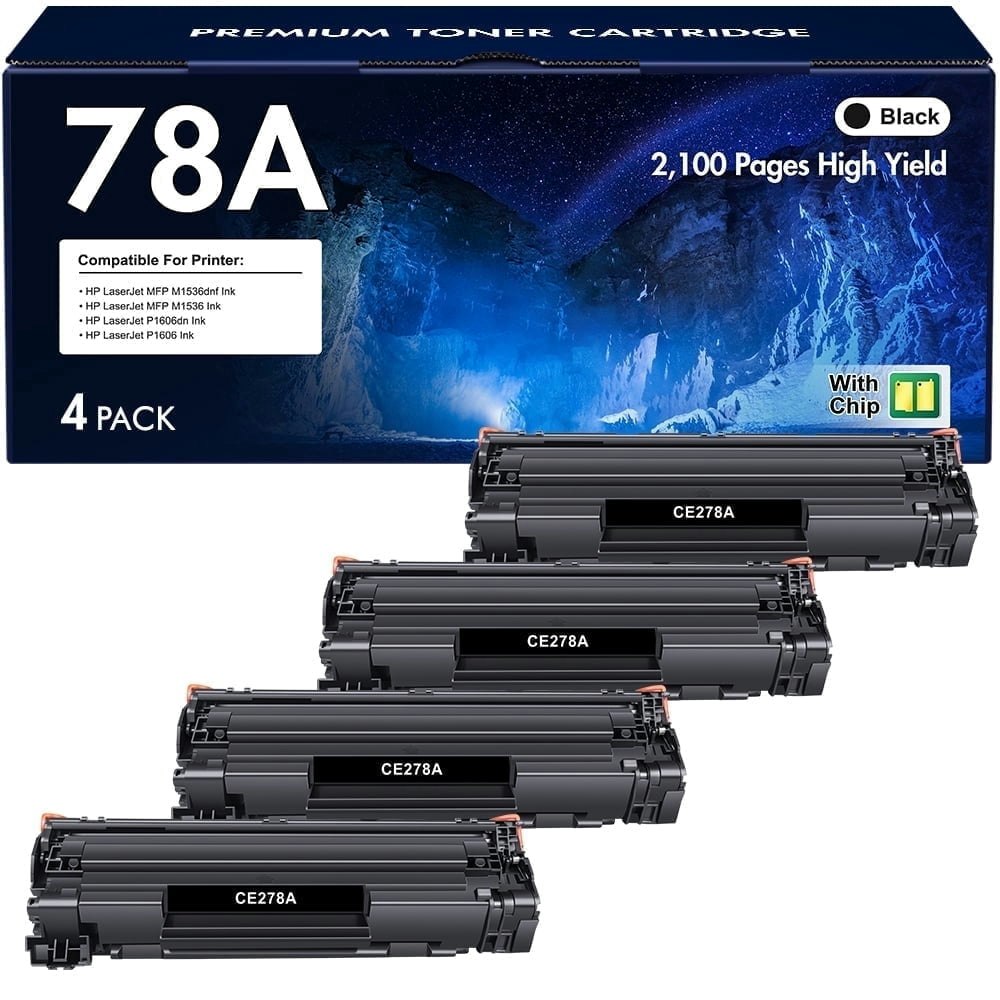 78A High Yield Toner Cartridge 4-Pack: $31.28