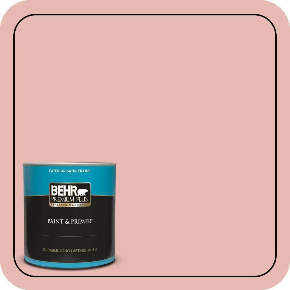 Behr Noble Blush Satin Enamel Exterior Paint & Primer 1-Quart: $24.98