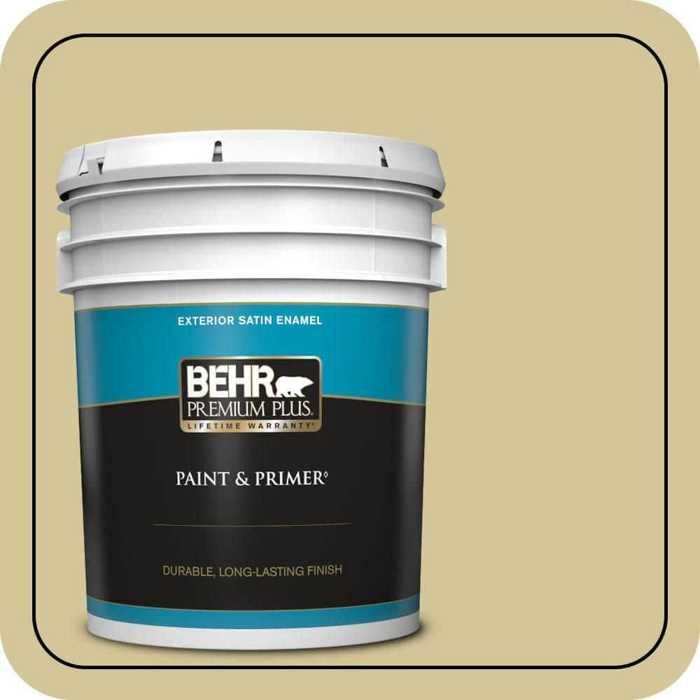 Home Decorators Collection 5-Gallon White Oak Satin Enamel Exterior Paint and Primer: $225