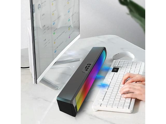 RGB Bluetooth Stereo PC Soundbar: $30.96 RGB Bluetooth Stereo PC Soundbar: $30.96
