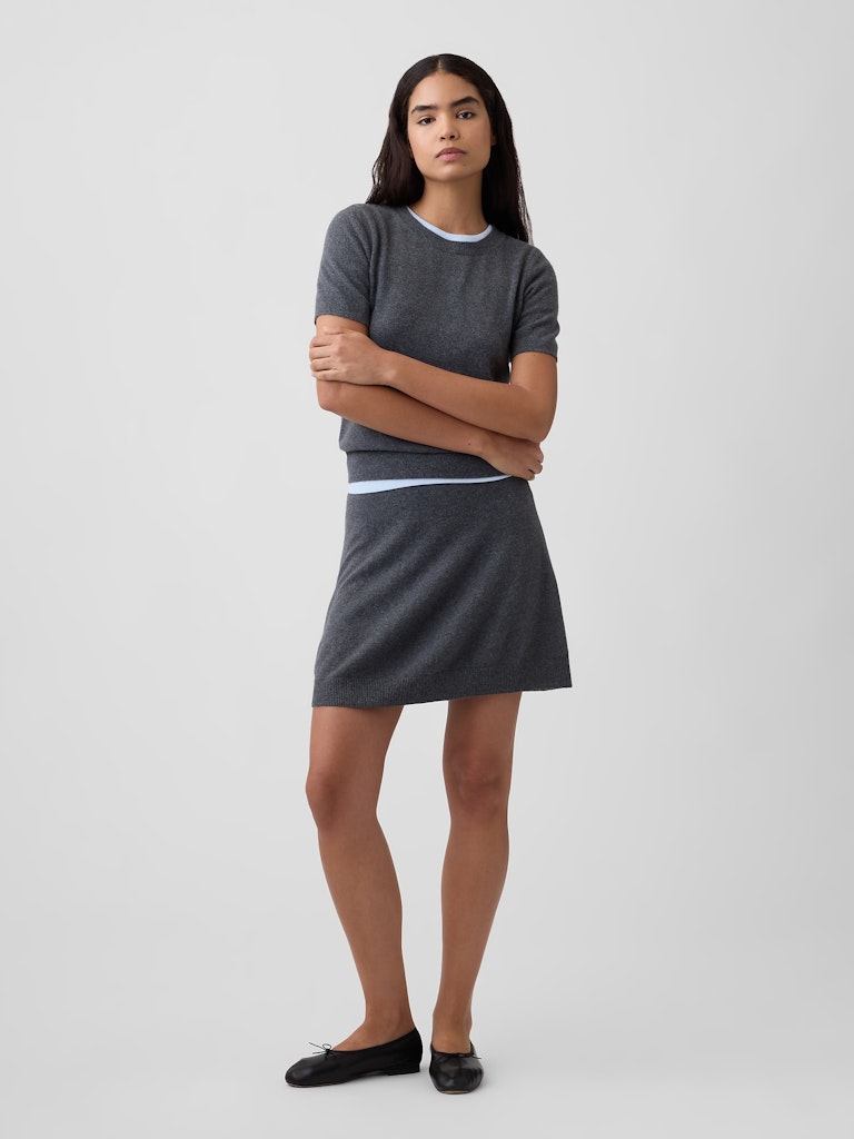 CashSoft Pull-On Flare Mini Skirt: $29.99 CashSoft Pull-On Flare Mini Skirt: $29.99