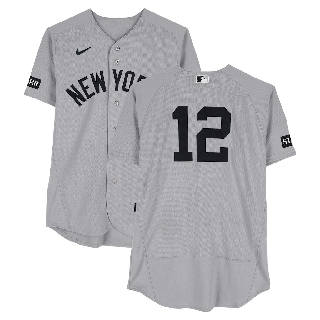 Trent Grisham New York Yankees Game-Used #12 Gray Jersey: $749.99