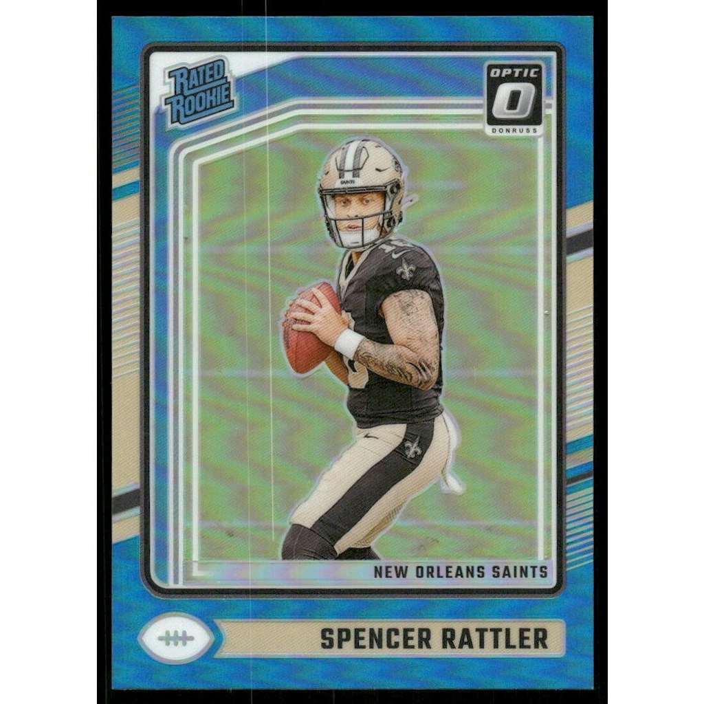 2024 Donruss Optic Aqua Spencer Rattler Rookie Card: $12 2024 Donruss Optic Aqua Spencer Rattler Rookie Card: $12