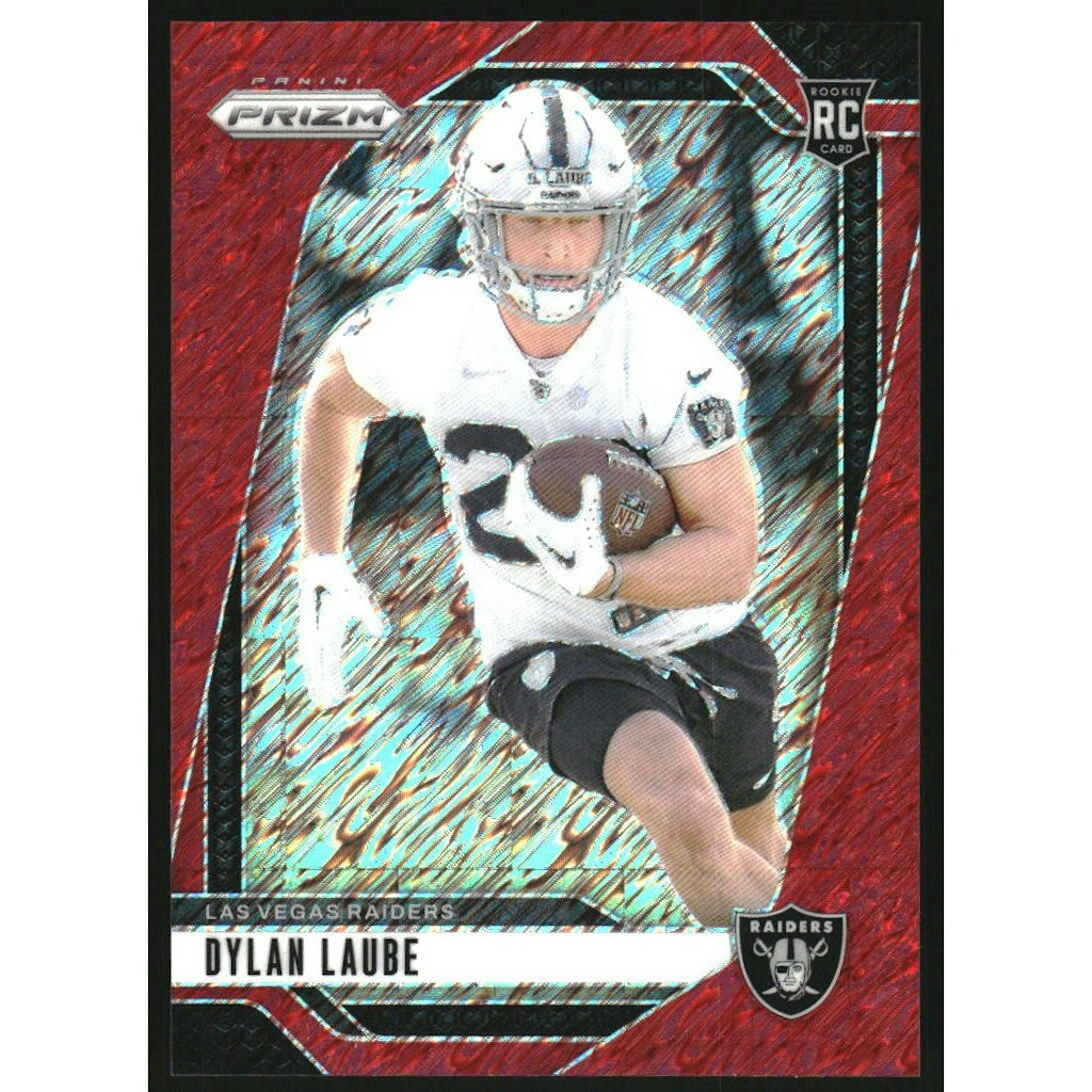 2024 Panini Prizm Dylan Laube Prizms Red Shimmer Trading Card #330: $10 2024 Panini Prizm Dylan Laube Prizms Red Shimmer Trading Card #330: $10