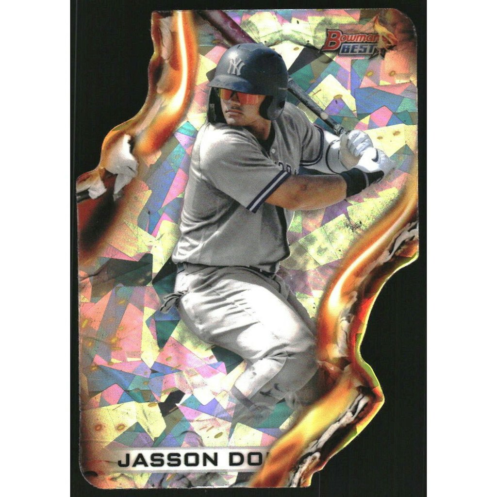 2021 Bowman's Best Jasson Dominguez Heatwave Die Cut Atomic Refractor: $20 2021 Bowman's Best Jasson Dominguez Heatwave Die Cut Atomic Refractor: $20