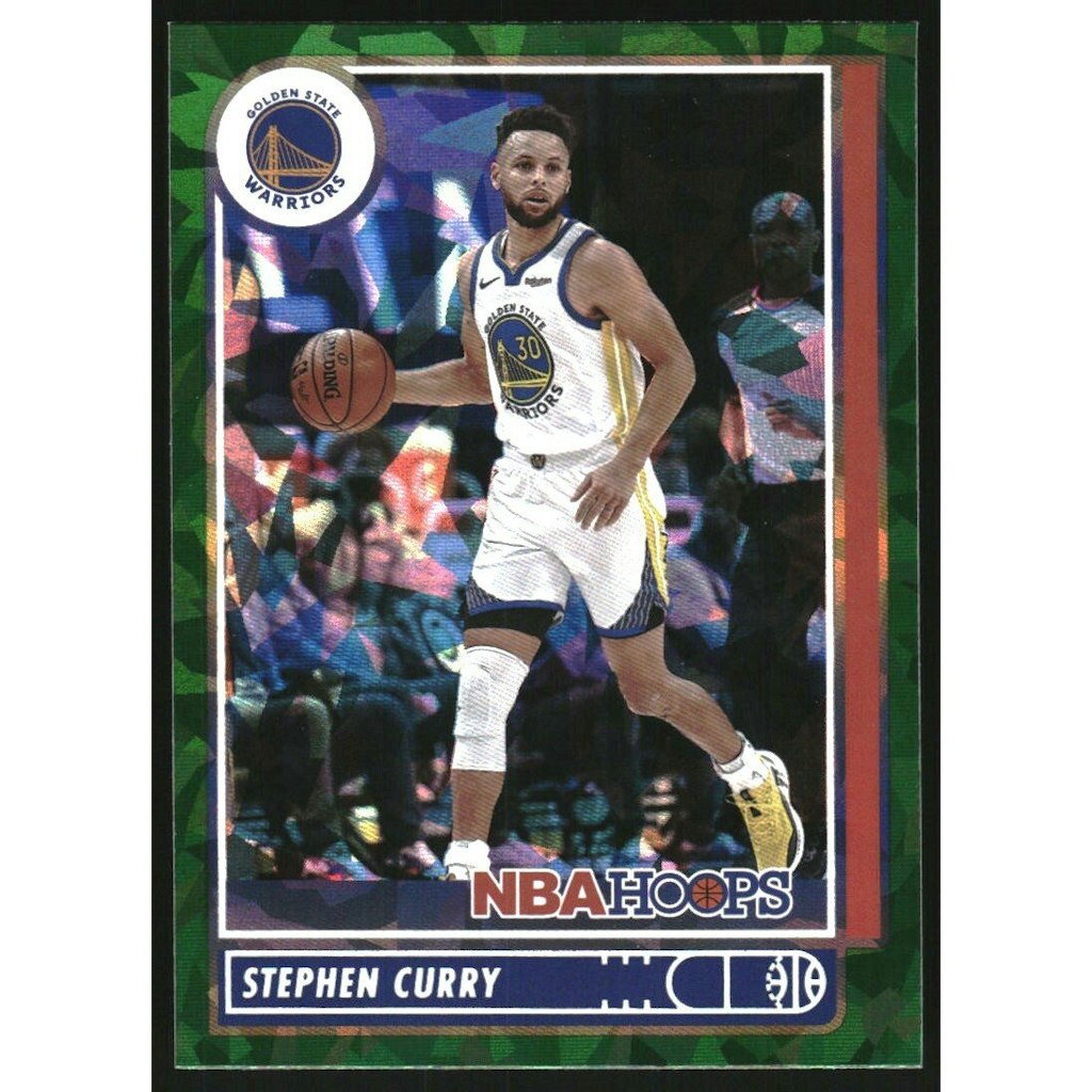 2021-22 Hoops Green Ice Stephen Curry Basketball Card: $10 2021-22 Hoops Green Ice Stephen Curry Basketball Card: $10