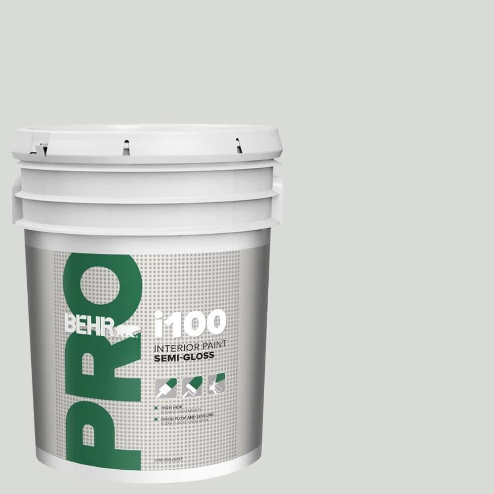 Behr Premium Plus 5-Gallon Evening White Semi-Gloss Interior Paint: $116