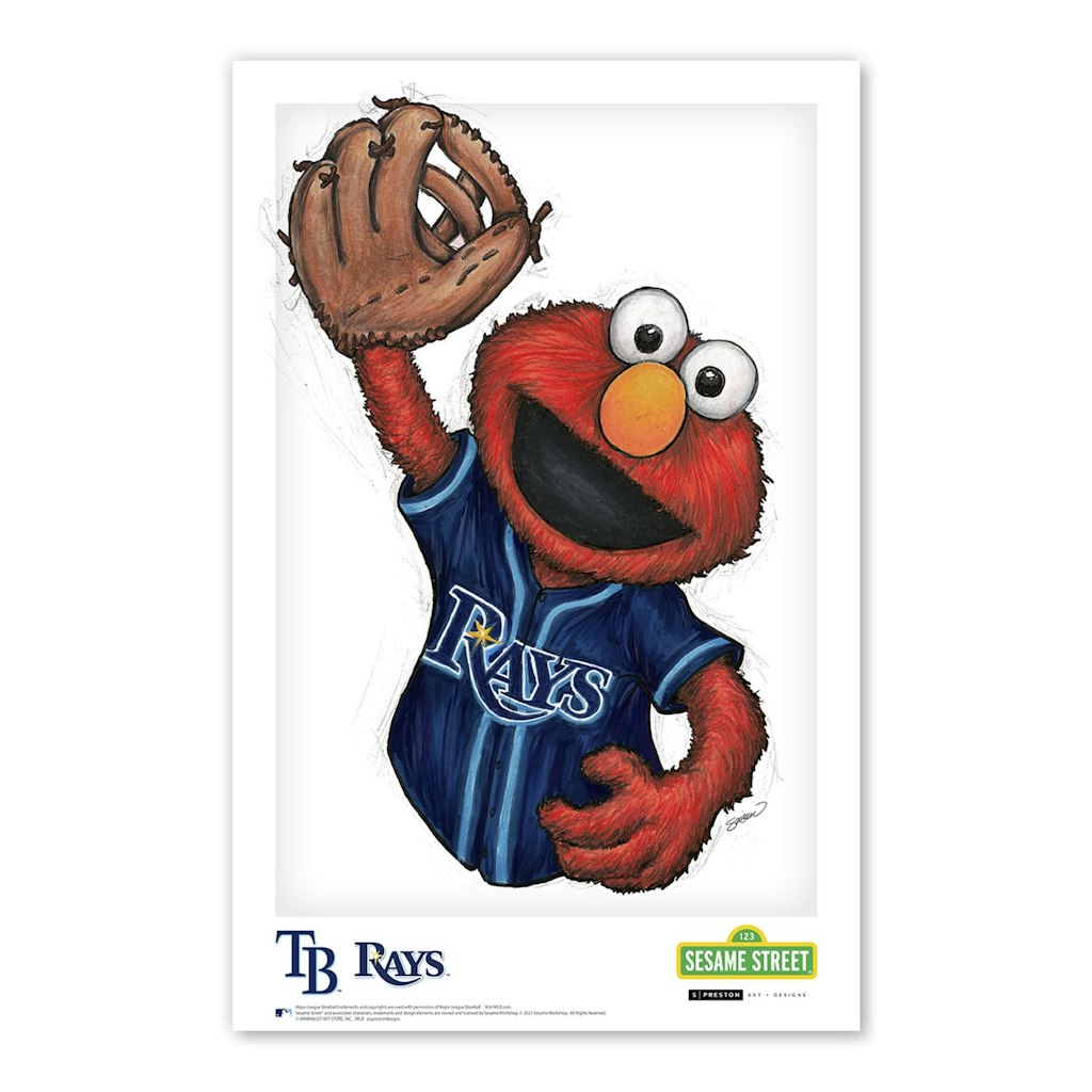Tampa Bay Rays 11" x 17" Sesame Street Poster Print: $39.99
