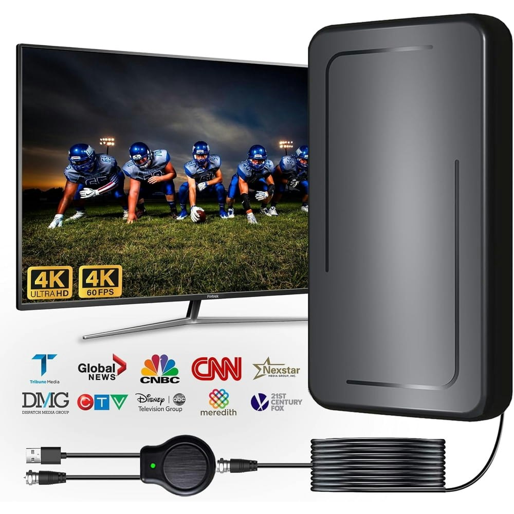 Zestha 600-Mile Indoor Outdoor Digital TV Antenna: $19.99