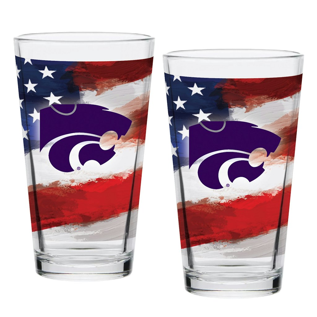 Kansas State Wildcats 16oz. Pint Glass 2-Pack: $39.99 Kansas State Wildcats 16oz. Pint Glass 2-Pack: $39.99