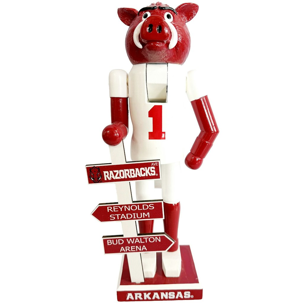 Arkansas Razorbacks 12-inch Mascot Nutcracker: $69.99 Arkansas Razorbacks 12-inch Mascot Nutcracker: $69.99