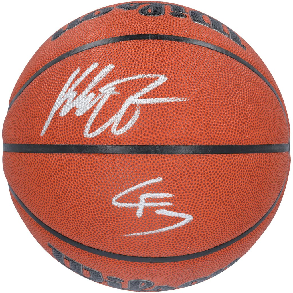Klay Thompson and Cooper Flagg Autographed Wilson Basketball: $999.99 Klay Thompson and Cooper Flagg Autographed Wilson Basketball: $999.99