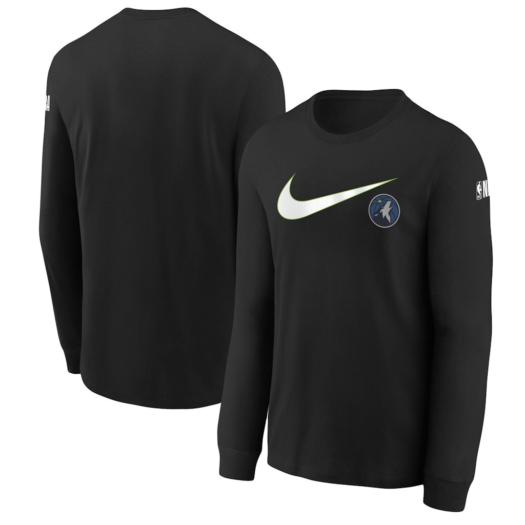 Nike Minnesota Timberwolves Youth Long Sleeve Swoosh T-Shirt: $27.99 Nike Minnesota Timberwolves Youth Long Sleeve Swoosh T-Shirt: $27.99