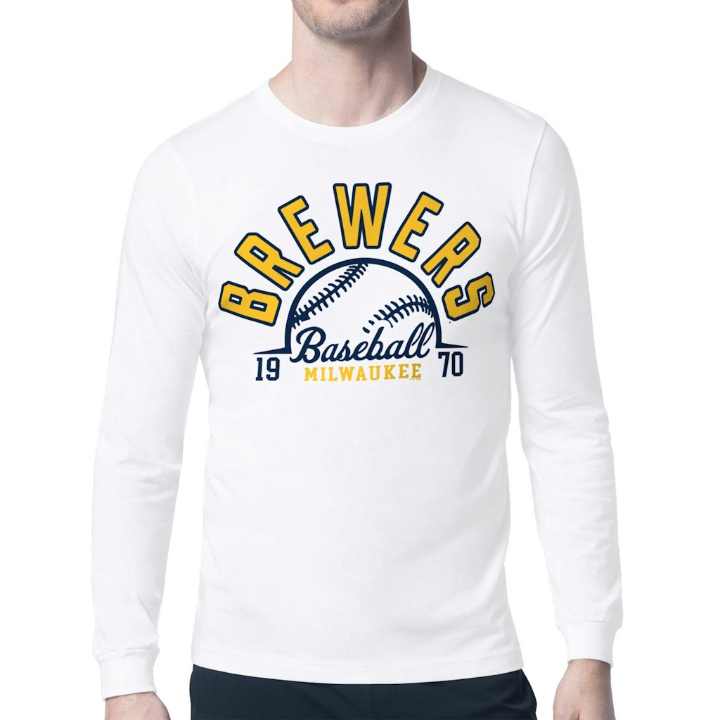 Milwaukee Brewers Starter Long Sleeve Team Graphic T-Shirt: $37.49 Milwaukee Brewers Starter Long Sleeve Team Graphic T-Shirt: $37.49