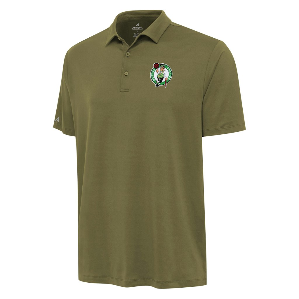 Antigua Boston Celtics Olive Polo: $76.99