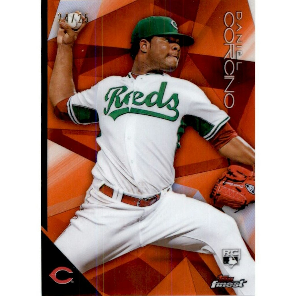 2015 Finest Orange Refractor Daniel Corcino Baseball Card: $10 2015 Finest Orange Refractor Daniel Corcino Baseball Card: $10