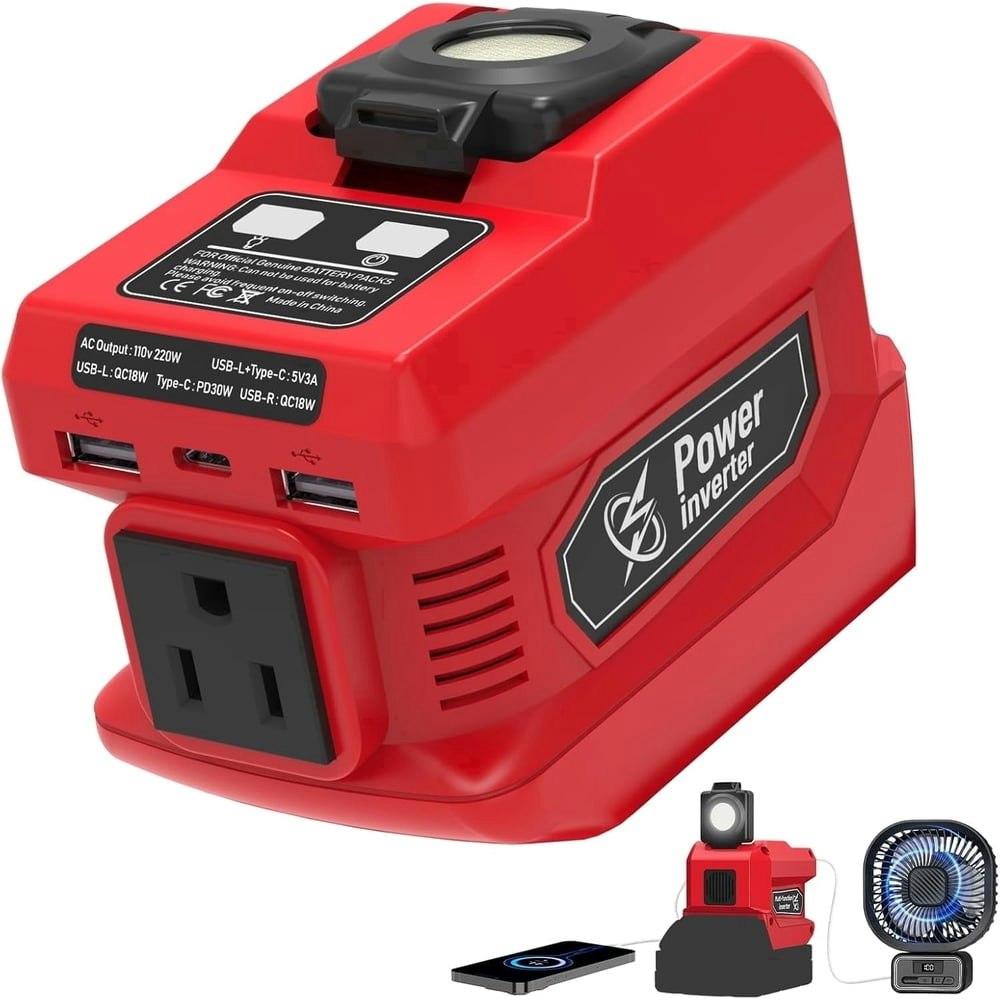 Kzreect 220W 18V Power Inverter: $26.98 Kzreect 220W 18V Power Inverter: $26.98
