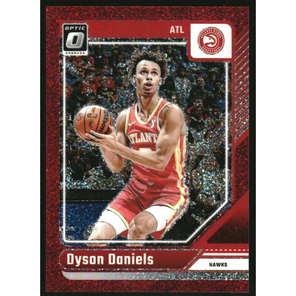 2024-25 Donruss Optic Red Glitter Dyson Daniels Card: $13.50 2024-25 Donruss Optic Red Glitter Dyson Daniels Card: $13.50