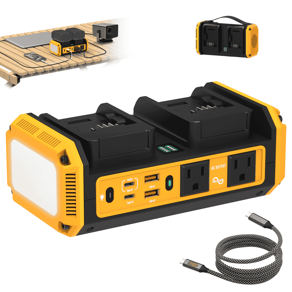 Kzreect 350W Pure Sine Wave Power Inverter for 20V Batteries: $71.98 Kzreect 350W Pure Sine Wave Power Inverter for 20V Batteries: $71.98