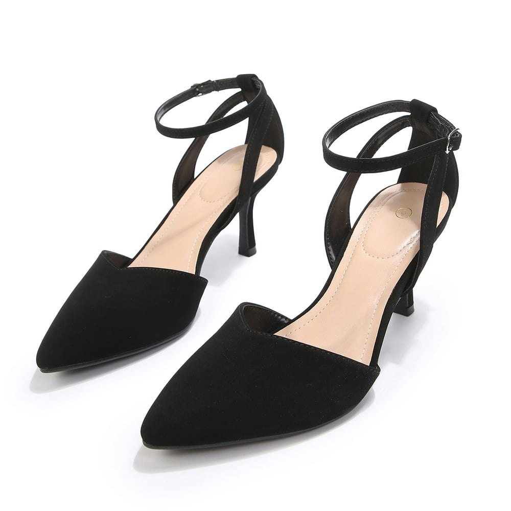 Bocca Women's Pointed Toe Ankle Strap Stiletto Pumps: $27.99
