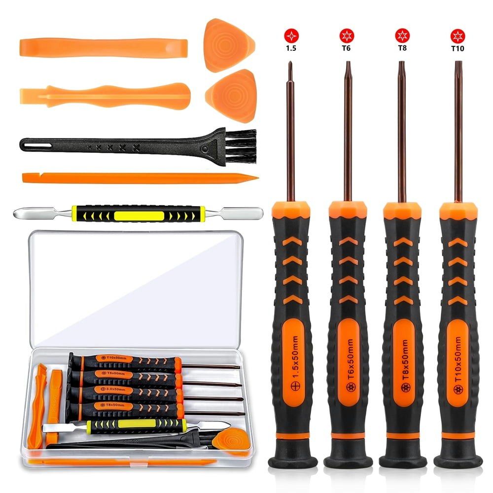 TSV T6 T8 T10 Torx Security Screwdriver and Repair Tool Kit: $10 TSV T6 T8 T10 Torx Security Screwdriver and Repair Tool Kit: $10