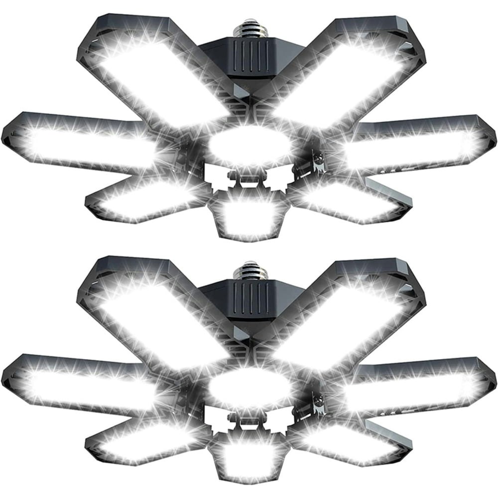 18,500lm 220W 7-Panel LED Garage Shop Light 2-Pack: $25.99 18,500lm 220W 7-Panel LED Garage Shop Light 2-Pack: $25.99