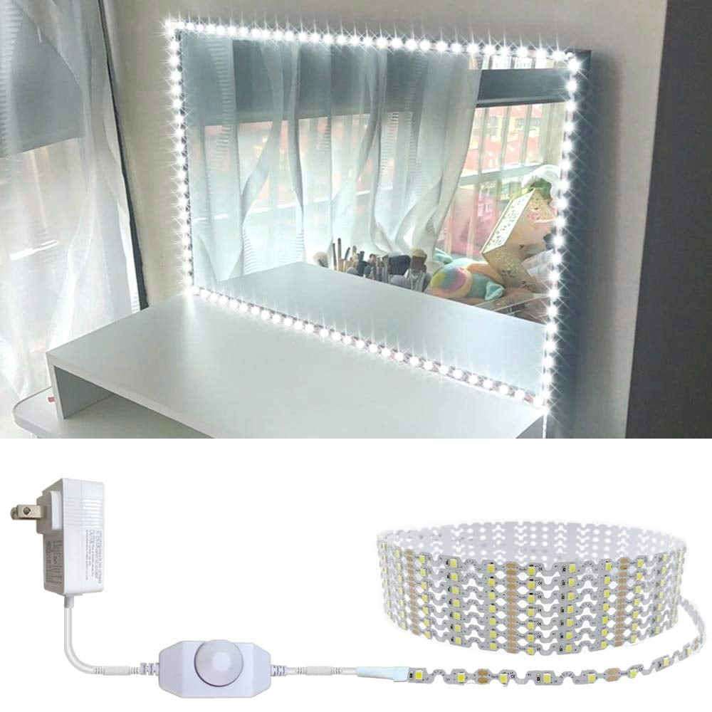 Tetou 13-Foot LED Vanity Mirror Light Strip Kit: $14.98 Tetou 13-Foot LED Vanity Mirror Light Strip Kit: $14.98