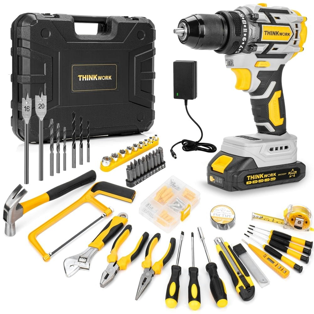 Thinkwork 20V Cordless Brushless Drill Kit: $44.09 Thinkwork 20V Cordless Brushless Drill Kit: $44.09