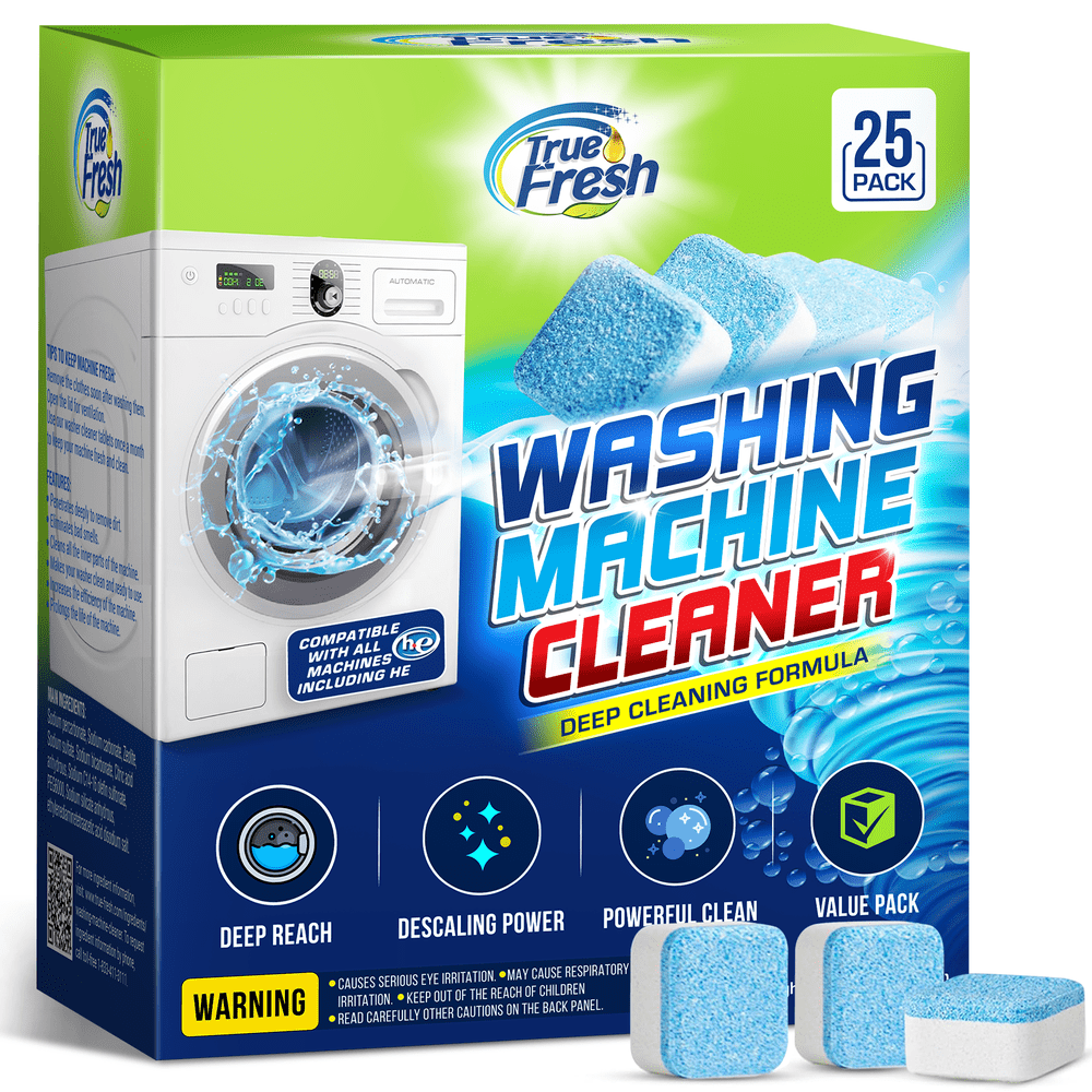 True Fresh Washing Machine Cleaner Tablets 25-Pack: $18.97 True Fresh Washing Machine Cleaner Tablets 25-Pack: $18.97