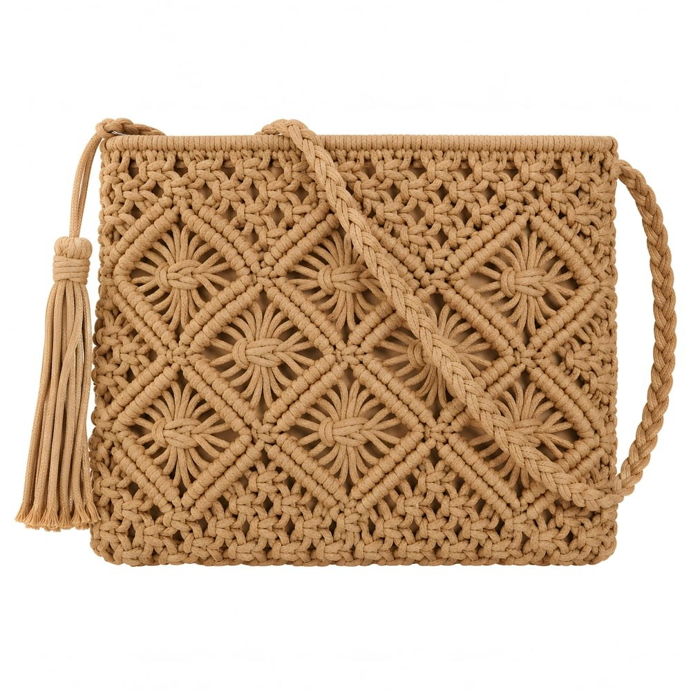 Soda Candy Woven Dumpling Crossbody Bag: $15.99