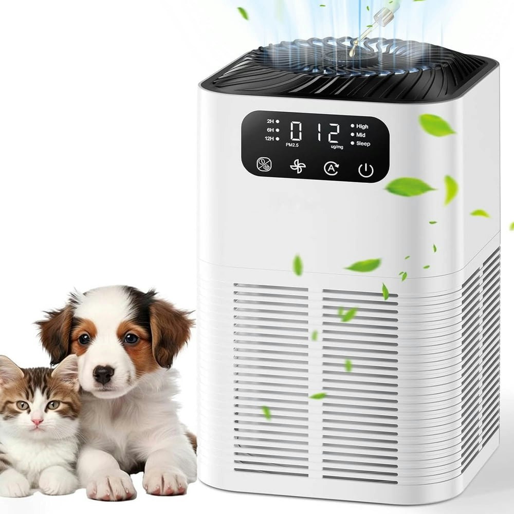 Air Purifier for Large Room up to 1,076 Sq Ft with H13 HEPA Filter: $47.99 Air Purifier for Large Room up to 1,076 Sq Ft with H13 HEPA Filter: $47.99