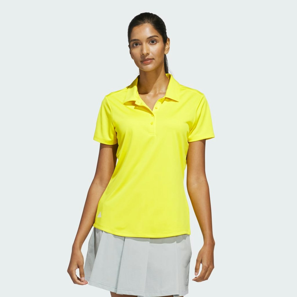 Women's Solid Performance Short Sleeve Polo Shirt: $55