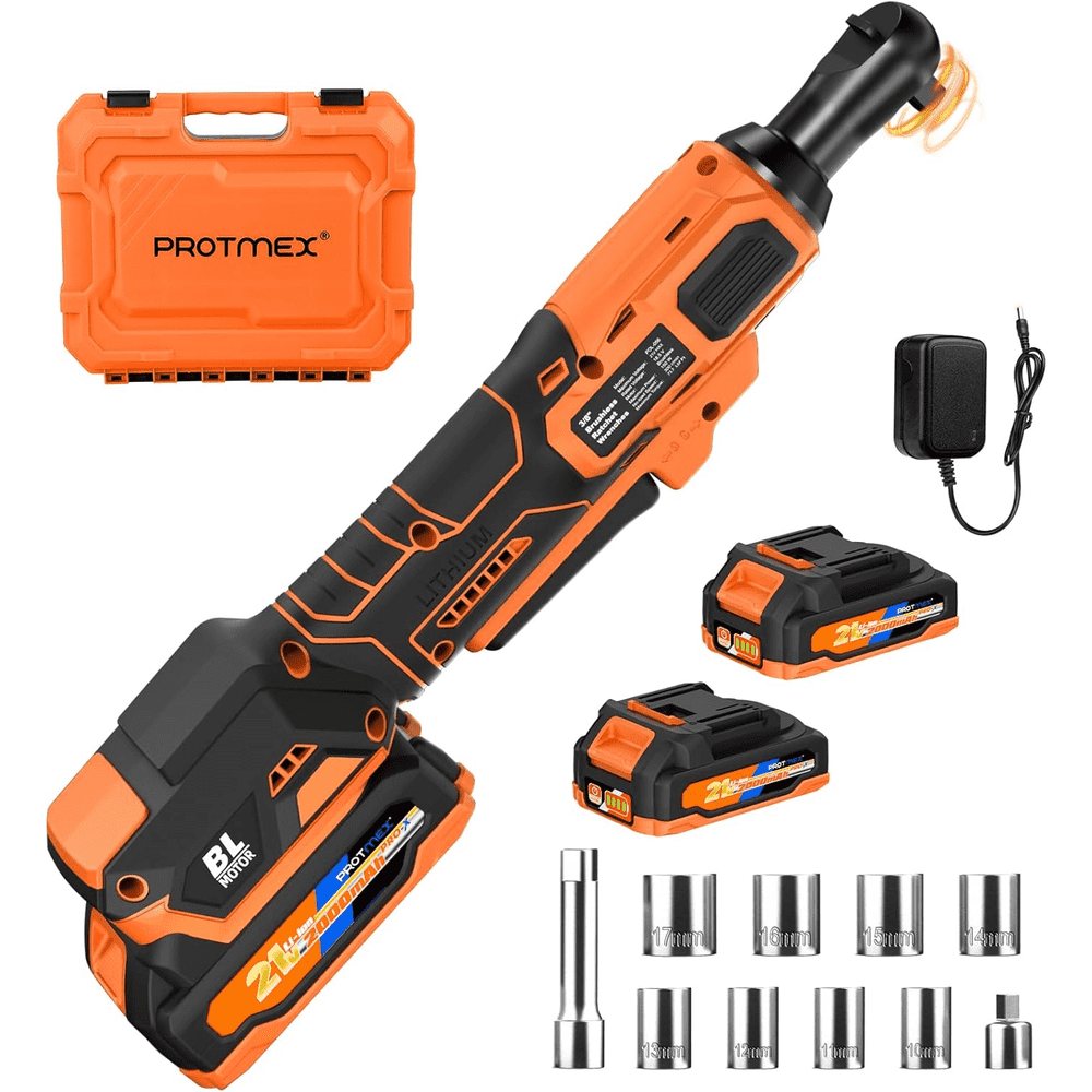 21V 3/8-Inch Brushless Cordless Ratchet Wrench Kit: $43.69 21V 3/8-Inch Brushless Cordless Ratchet Wrench Kit: $43.69