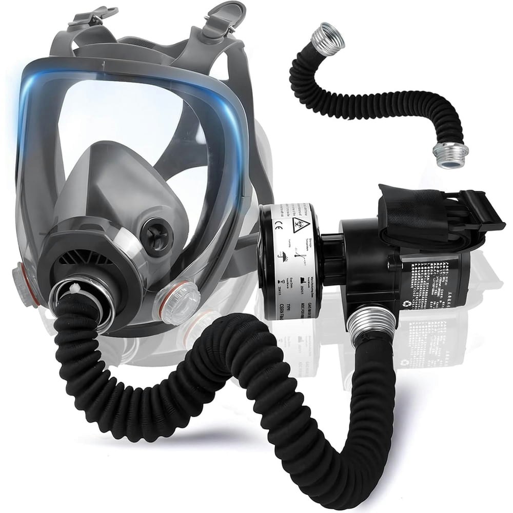 Portable Full Face Powered Air-Purifying Respirator Mask with 40mm Filter: $179.99 Portable Full Face Powered Air-Purifying Respirator Mask with 40mm Filter: $179.99
