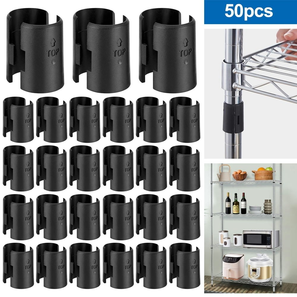 Wire Shelf Lock Clips 50-Pack: $9.50 Wire Shelf Lock Clips 50-Pack: $9.50