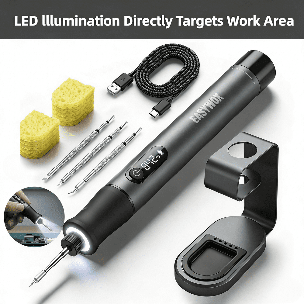 EasyWox Cordless Rechargeable Soldering Iron Kit: $49.99