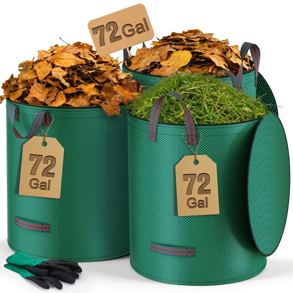 Reloive 72-Gallon Heavy Duty Garden Leaf Bags 3-Pack: $21.59 Reloive 72-Gallon Heavy Duty Garden Leaf Bags 3-Pack: $21.59