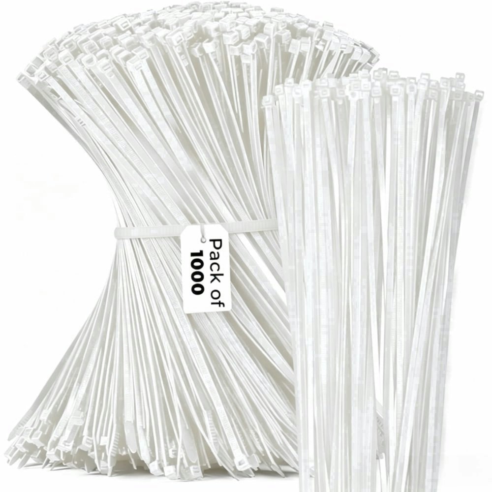 8-Inch Zip Cable Ties 1,000-Pack: $14.88