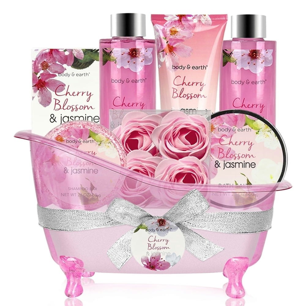 Body & Earth Cherry Blossom & Jasmine Spa Gift Set 8-Piece: $22.79 Body & Earth Cherry Blossom & Jasmine Spa Gift Set 8-Piece: $22.79