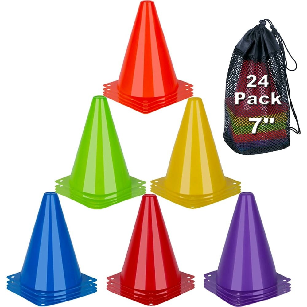 Fabulas 7-inch Soccer Training Cones 24-Pack: $16.99 Fabulas 7-inch Soccer Training Cones 24-Pack: $16.99