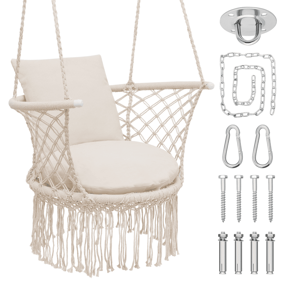 Magshion Macrame Hanging Hammock Chair: $48.99