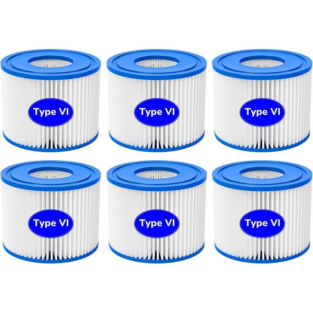 Fil-fresh Type VI Hot Tub Filter 6-Pack: $16.77 Fil-fresh Type VI Hot Tub Filter 6-Pack: $16.77