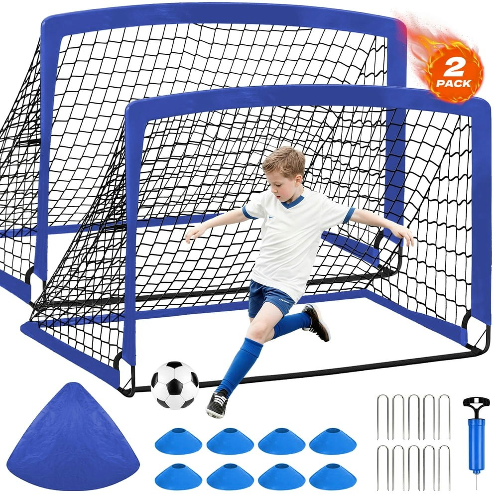 Lnow 4x3ft Portable Soccer Goal 2-Pack: $35.98 Lnow 4x3ft Portable Soccer Goal 2-Pack: $35.98