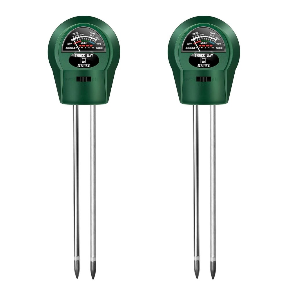 Soil Moisture, Light, and pH Tester 2-Pack: $10.98 Soil Moisture, Light, and pH Tester 2-Pack: $10.98